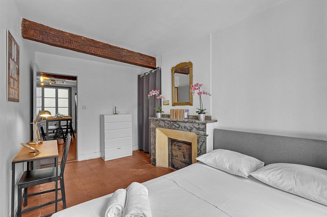 Le Regans - Charmant Appartement En Tomette Тулуза Экстерьер фото