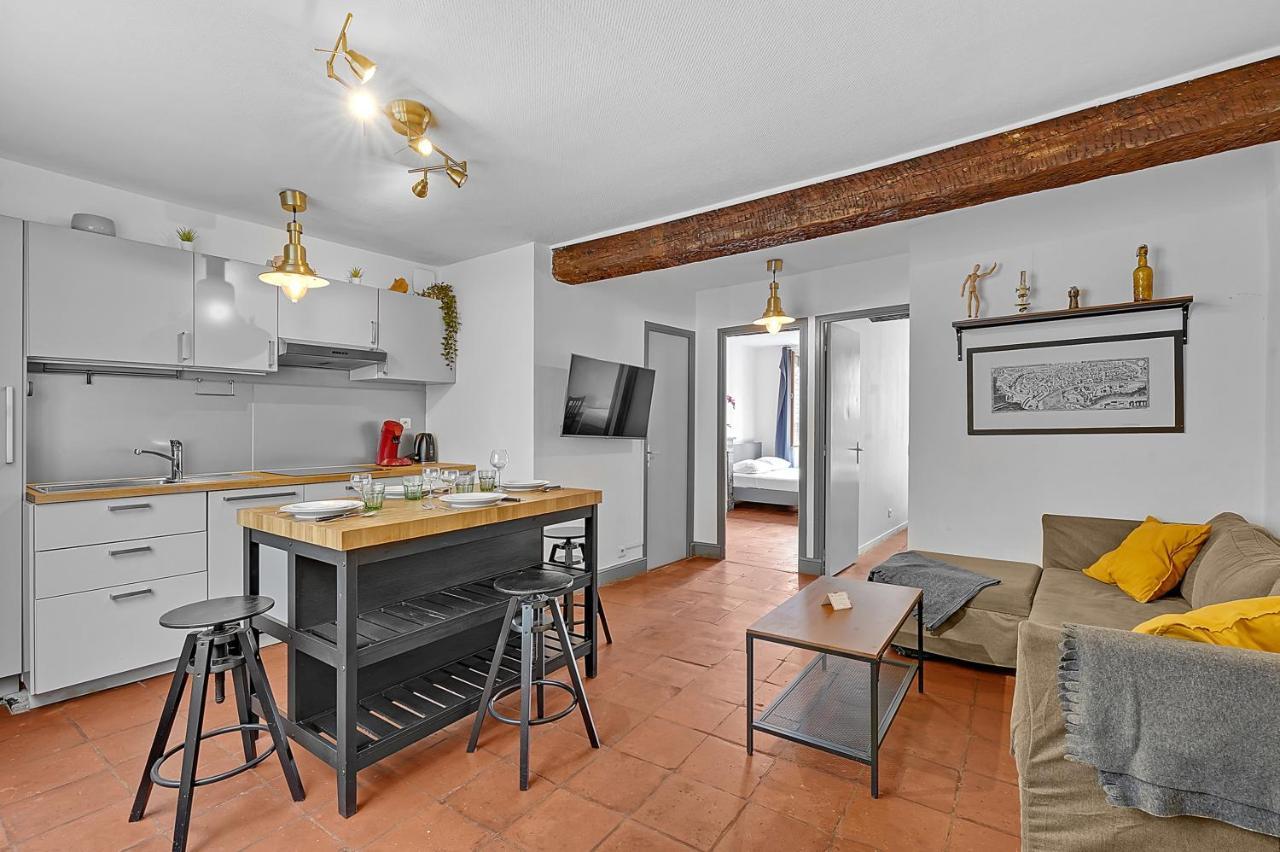 Le Regans - Charmant Appartement En Tomette Тулуза Экстерьер фото